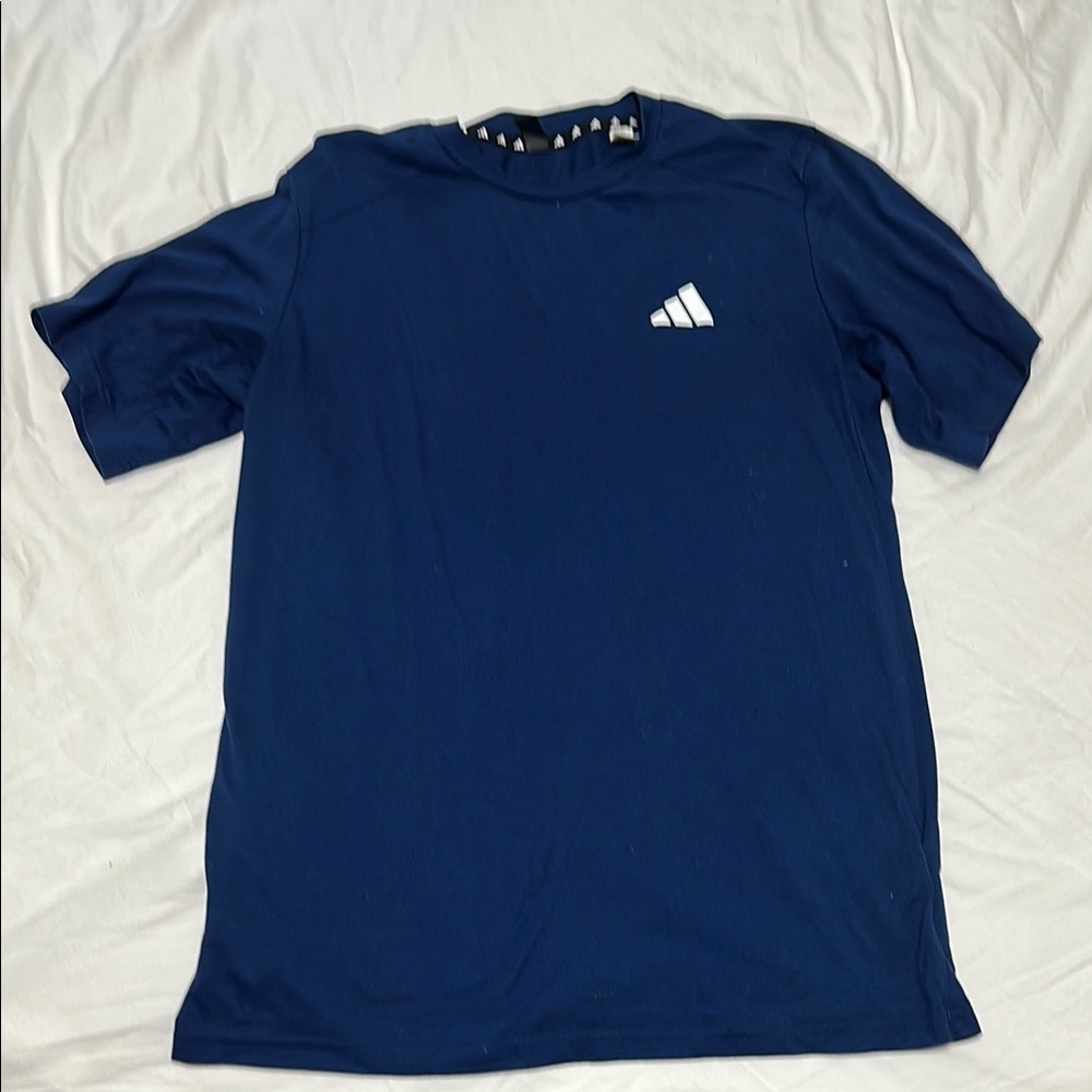 Adidas Navy Blue Tee with Logo
